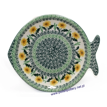 Talerz ryba duży Ø21cm dek. 2851Q Mlecze